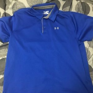 2XL Blue Under Armour Polo